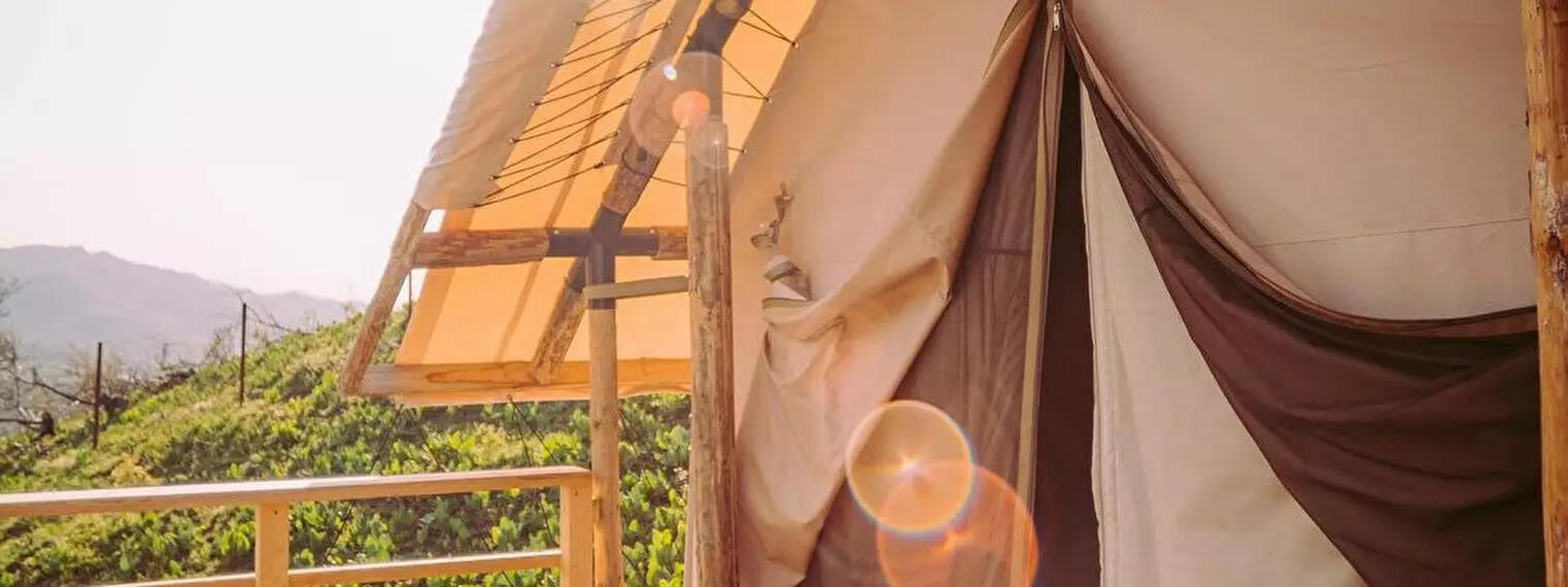 Отдых в глэмпинге Gora с замечательным видом на Заилийский Алатау  – dream-moments